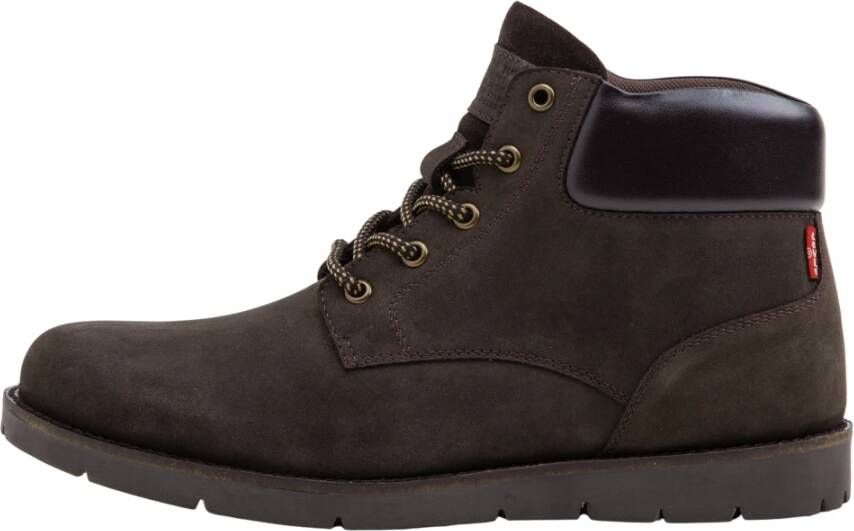 Levi's Veterschoen enkel laars met contrasterende details Brown Heren - Foto 4