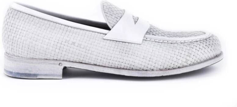 Lidfort Gevlochten Loafer Schoenen van Leer
