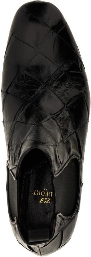 Lidfort Gevlochten Leren Enkellaarsjes - Foto 2