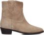 LINA LOCCHI Enkellaarsjes Dames 39445 Maat: 42 Materiaal: Suède Kleur: Beige - Thumbnail 2