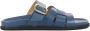 LINA LOCCHI Slippers Dames 765-05 Maat: 37 Materiaal: Leer Kleur: Blauw - Thumbnail 2