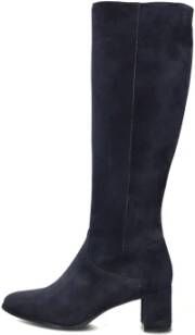 Lina Locchi Blauwe Suède Hoge Laarzen Dames 8591