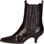 LINA LOCCHI Enkellaarsjes Dames Av 258 Maat: 40 Materiaal: Leer Kleur: Bruin - Thumbnail 3