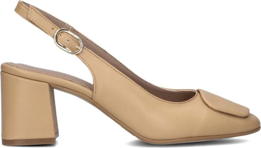 LINA LOCCHI Slingbacks Dames 010-150 Maat: 37 Materiaal: Leer Kleur: Beige - Foto 2
