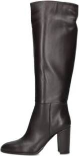 LINA LOCCHI Hoge Laarzen Dames At 161 Maat: 37 Materiaal: Leer Kleur: Bruin - Foto 2