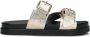LINA LOCCHI Slippers Dames Led 2 Band Slipper Dz Maat: 37 Materiaal: Leer Kleur: Goud - Thumbnail 3