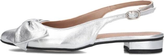 LINA LOCCHI Slingbacks Dames 010-73 Maat: 38 Materiaal: Leer Kleur: Zilver - Foto 3