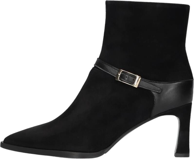 LINA LOCCHI Enkellaarsjes Dames Av 131 Maat: 39 Materiaal: Suède Kleur: Zwart - Foto 4