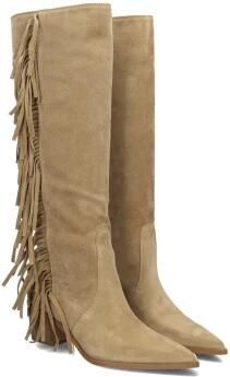 LINA LOCCHI Hoge Laarzen Dames Az53 Maat: 36 Materiaal: Suède Kleur: Camel - Foto 3