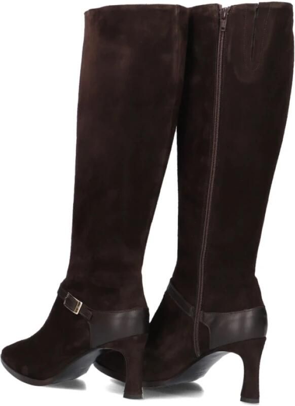 LINA LOCCHI Hoge Laarzen Dames Av 131 m Maat: 42 Materiaal: Suède Kleur: Bruin - Foto 4