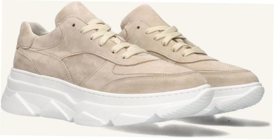 LINA LOCCHI Lage Sneakers Dames 04-91 Maat: 38 Materiaal: Suède Kleur: Beige