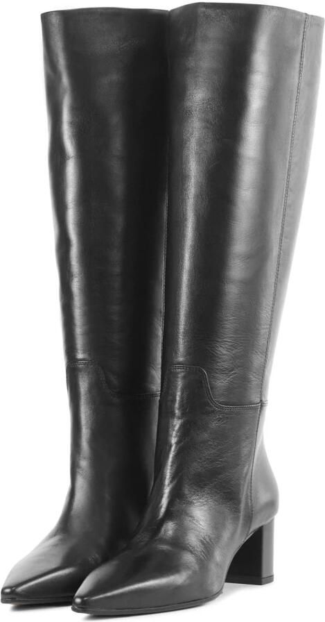 Lina Locchi Klassieke laarzen Dames Laarzen Damesschoenen Leer L1317 Zwart - Foto 3