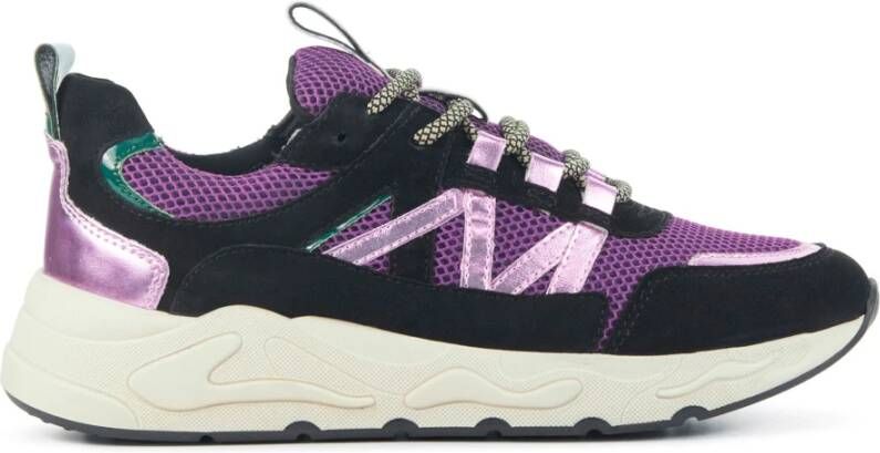 Lina Locchi Paarse Sneakers Purple Dames
