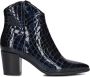 LINA LOCCHI Enkellaarsjes Dames At 152 Maat: 38 Materiaal: Leer Kleur: Blauw - Thumbnail 3