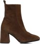 LINA LOCCHI Enkellaarsjes Dames L1165 Maat: 37 Materiaal: Suède Kleur: Cognac - Thumbnail 1