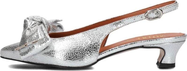 Lina Locchi Zilveren Slingbacks Damesschoenen