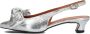 LINA LOCCHI Slingbacks Dames Au 23 m Maat: 39 Materiaal: Lak Kleur: Zilver - Thumbnail 2