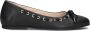 Lina Locchi Led Ballerina Met Touwtjw Ballerina's Ballarina Schoenen Instappers Dames Zwart - Thumbnail 2