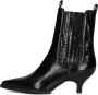 LINA LOCCHI Enkellaarsjes Dames Av 258 Maat: 43 Materiaal: Leer Kleur: Zwart - Thumbnail 2