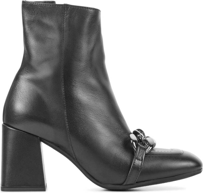 LINA LOCCHI Enkellaarsjes Dames L1164 Maat: 38 Materiaal: Leer Kleur: Zwart