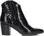 LINA LOCCHI Enkellaarsjes Dames At 152 Maat: 37 Materiaal: Leer Kleur: Zwart - Thumbnail 3