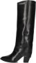 LINA LOCCHI Hoge Laarzen Dames Mw506 Maat: 40 Materiaal: Leer Kleur: Zwart - Thumbnail 2