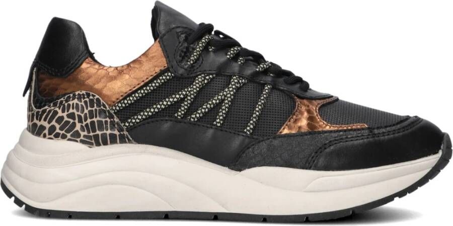LINA LOCCHI Lage Sneakers Dames Charu Maat: 37 Materiaal: Leer Kleur: Zwart
