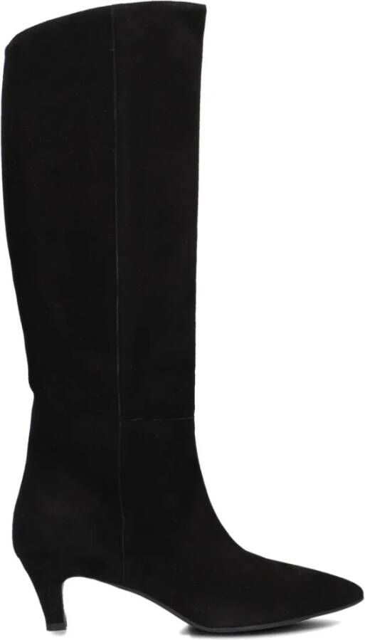 LINA LOCCHI Hoge Laarzen Dames L1314 Maat: 38 Materiaal: Suède Kleur: Zwart