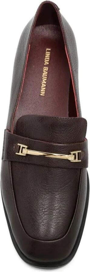 Linda Baumann Crocodile-Embossed Loafers - Foto 4