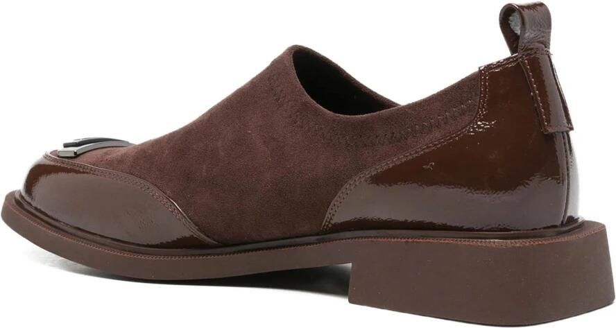 Linda Baumann Loafers met gespdetail van suède - Foto 2