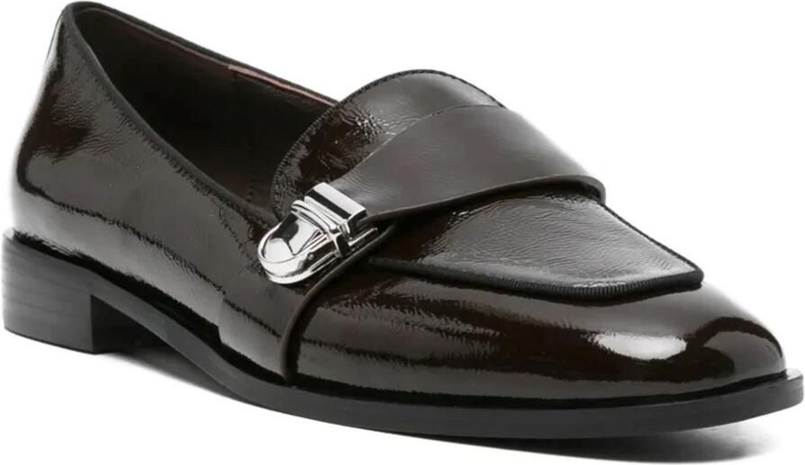 Linda Baumann Loafers van leer met krokodillenprint - Foto 2