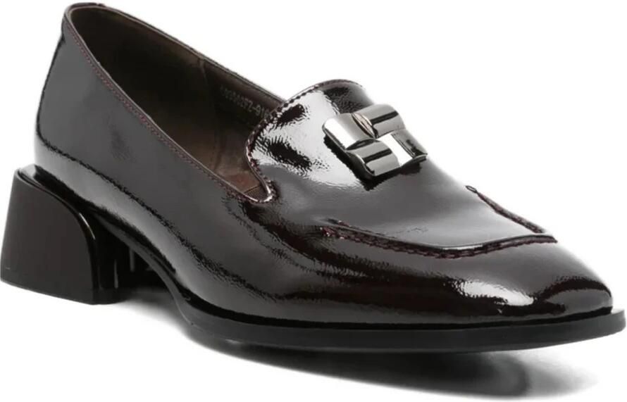 Linda Baumann Loafers van leer met krokodillenprint - Foto 2