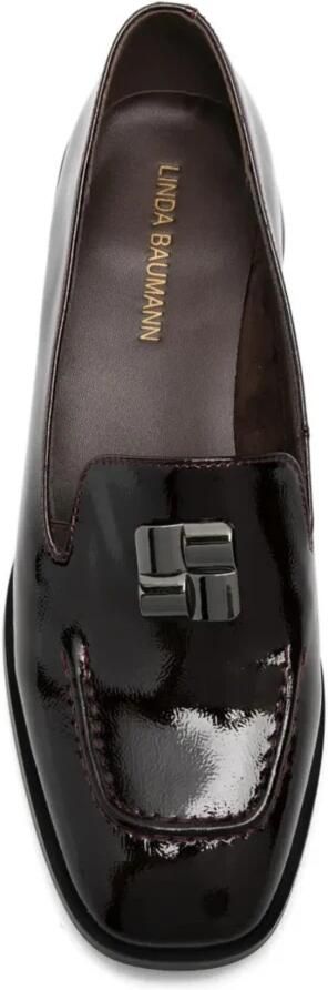 Linda Baumann Loafers van leer met krokodillenprint - Foto 4