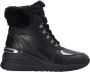 Liu Jo Alyssa 05 Mid Sneaker Leren Veterschoenen Black Dames - Thumbnail 1