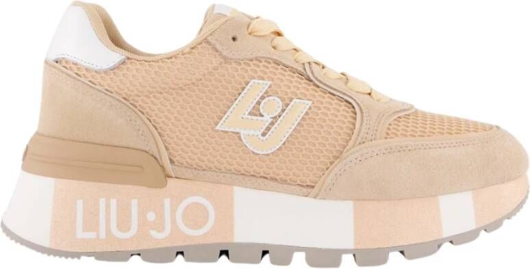 Liu Jo Powder Sneakers Trendy Casual Chic Pink Dames