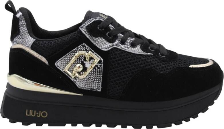 Liu Jo Zwarte platte sneakers Stella Black Dames - Foto 17