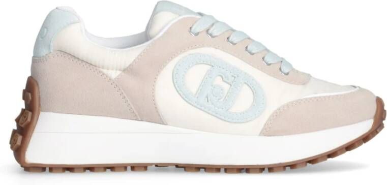 Liu Jo Beige Aqua Leren Sneakers Lolo 17