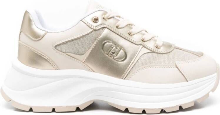 Liu Jo Beige Sneakers Stijlvol Comfortabel Casual Uitjes