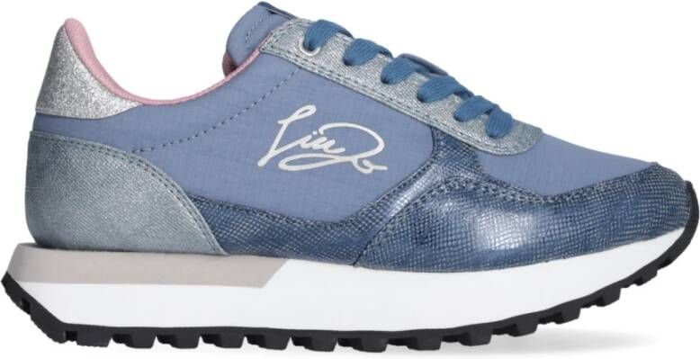 Liu Jo Blauwe Stof en Synthetische Sneakers