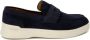 Liu Jo Blauwe Suède Mocassin Rubberen Zool Blue Heren - Thumbnail 1