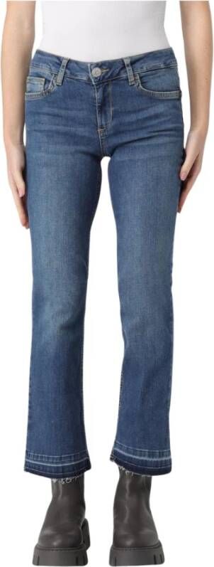 Liu Jo Bootcut Jeans met gerafelde zoom
