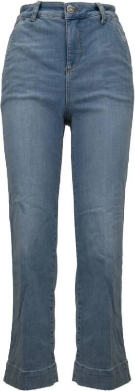 Liu Jo Bootcut Jeans met Rits en Knoopsluiting