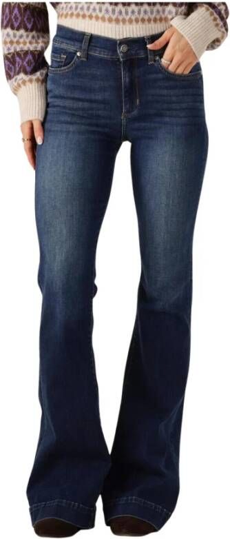 Liu Jo Bootcut Jeans voor Dames Blauw