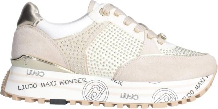 Liu Jo Sabbia Beige Sneakers voor Dames Beige Dames