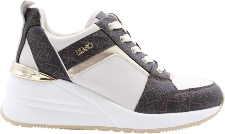 Liu Jo Hoogwaardige Sneakers Nieuwste toevoeging aan de collectie Beige Dames - Foto 9