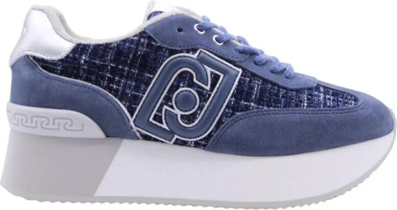 LIU JO Lage Sneakers Dames Dreamy 02 Maat: 36 Materiaal: Suède Kleur: Blauw - Foto 3