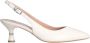 Liu Jo Crème platte slingback schoenen Beige Dames - Thumbnail 14