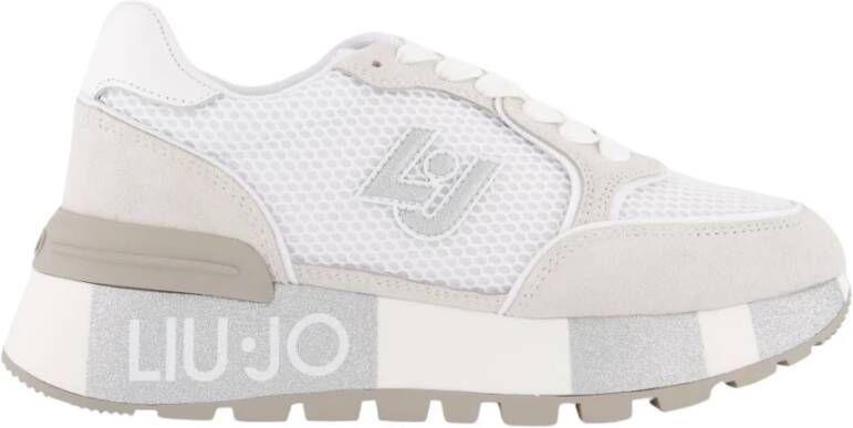 Liu Jo Dames Amazing 25 Sneaker Wit Beige White Dames