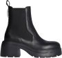 Liu Jo Dames Beatles Stijl Leren Enkellaars Black Dames - Thumbnail 3