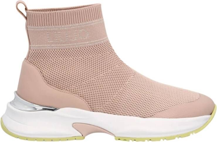 Liu Jo Dames Lente Zomer Collectie Sneakers met Pailletdetails Roze Dames